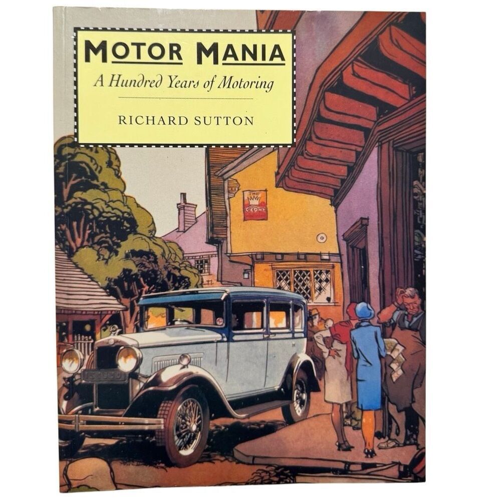 MOTOR-MANIA (A Channel Four book) by Richard Sutton (1996, Paperback)